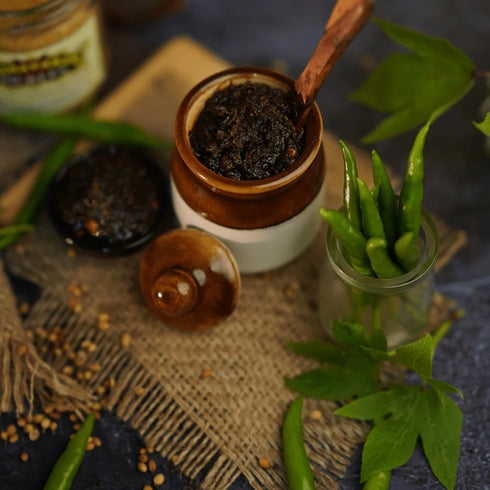 Bhimavaram Gongura Pacchi Mirchi Pickle